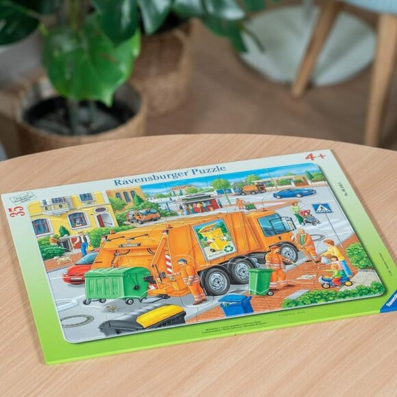 Ravensburger Frame Puzzles - Waste Collection (35 Pieces) New Sealed Age 4+ - Picture 4 of 16